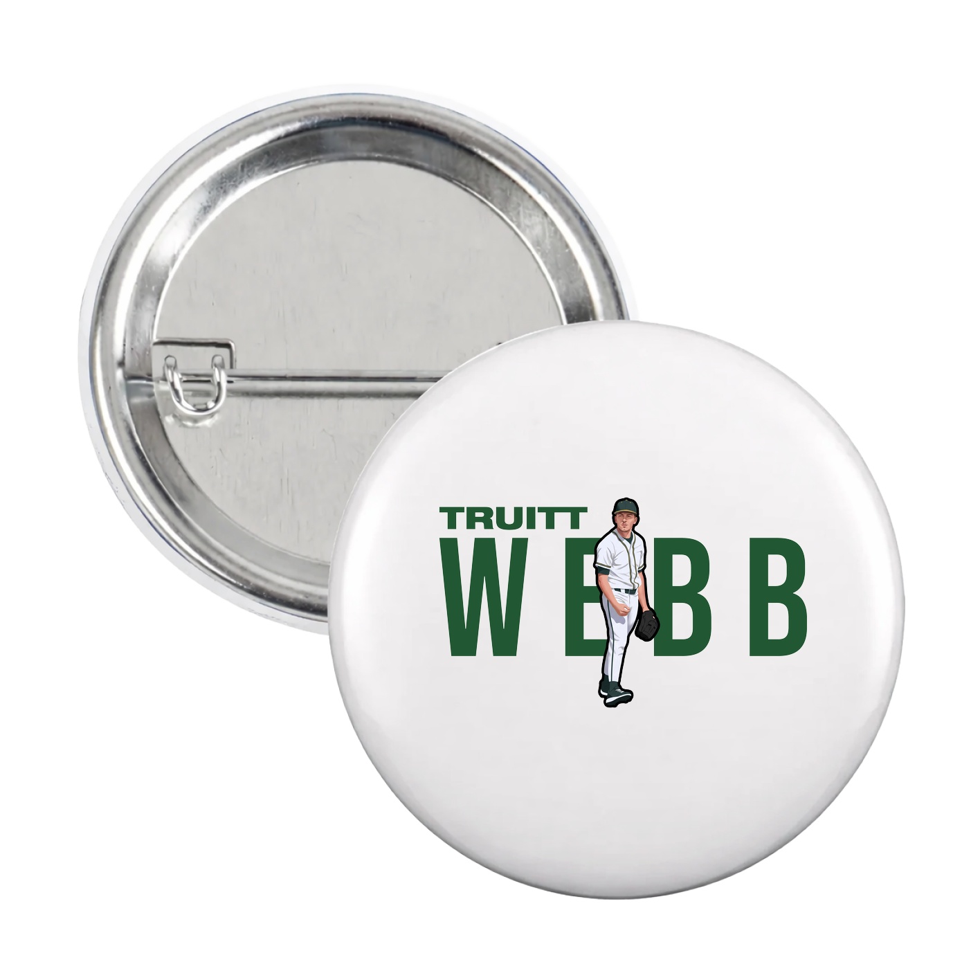Game Day Button — Player Name in White