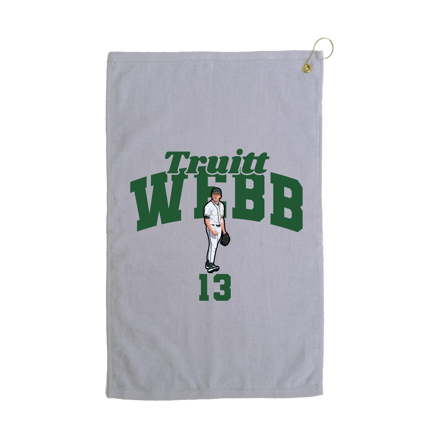 Golf Towel — Signature Arch in Grey
