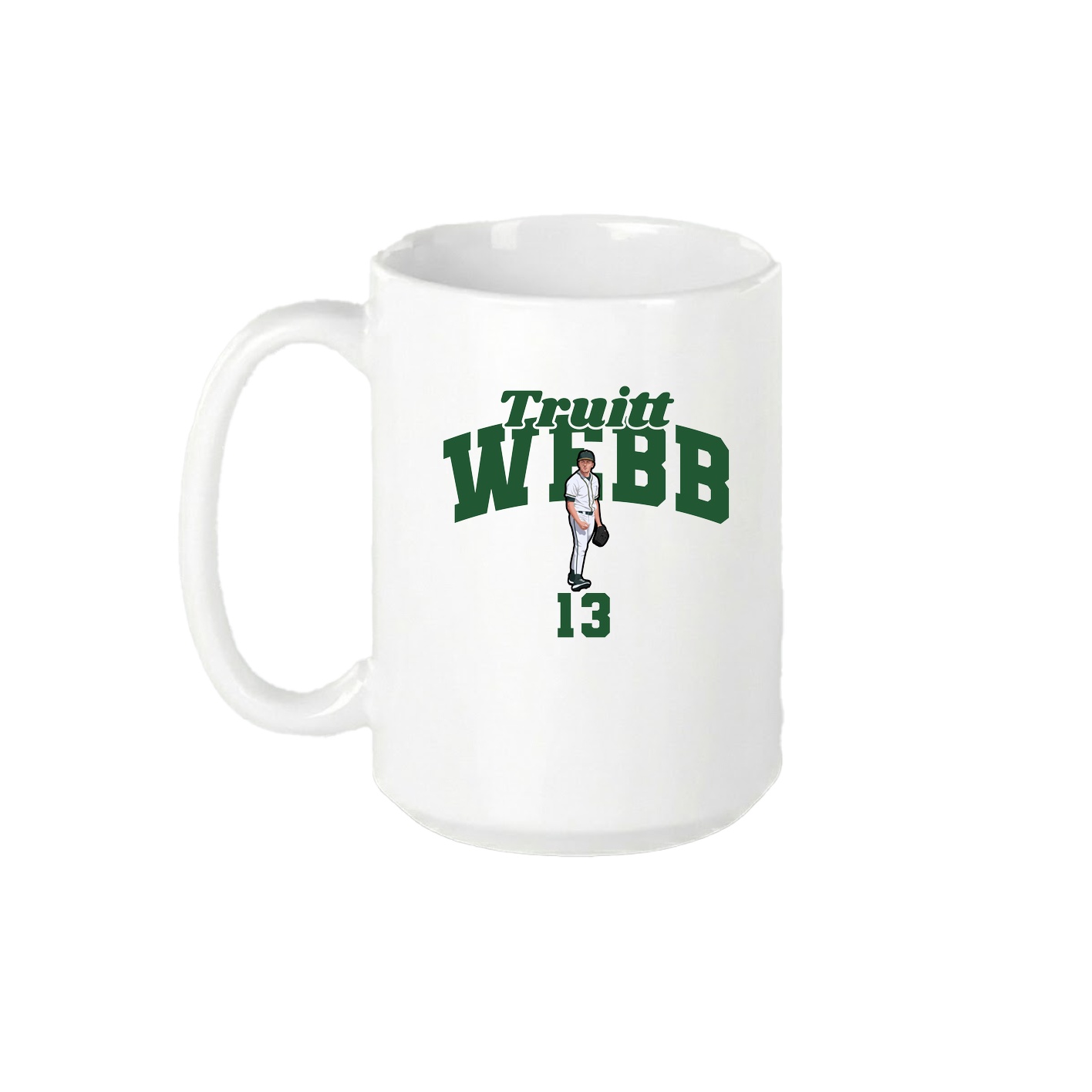 15oz Coffee Mug — Signature Arch in White