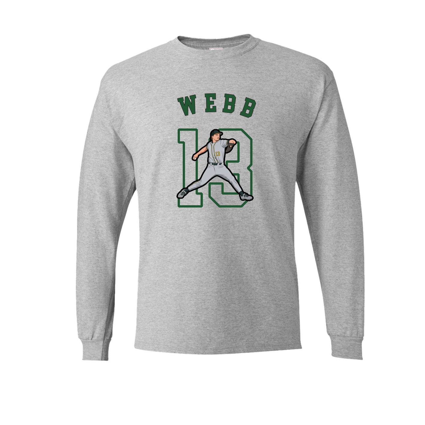 Long Sleeve Tee — Shirsey Arch in Grey