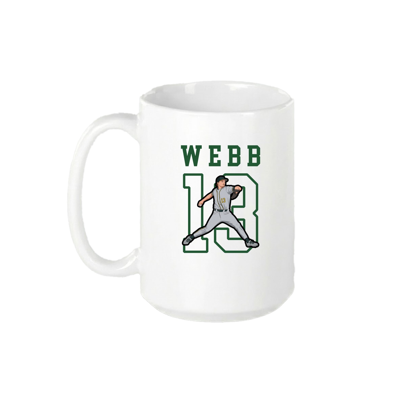 15oz Coffee Mug — Shirsey in White