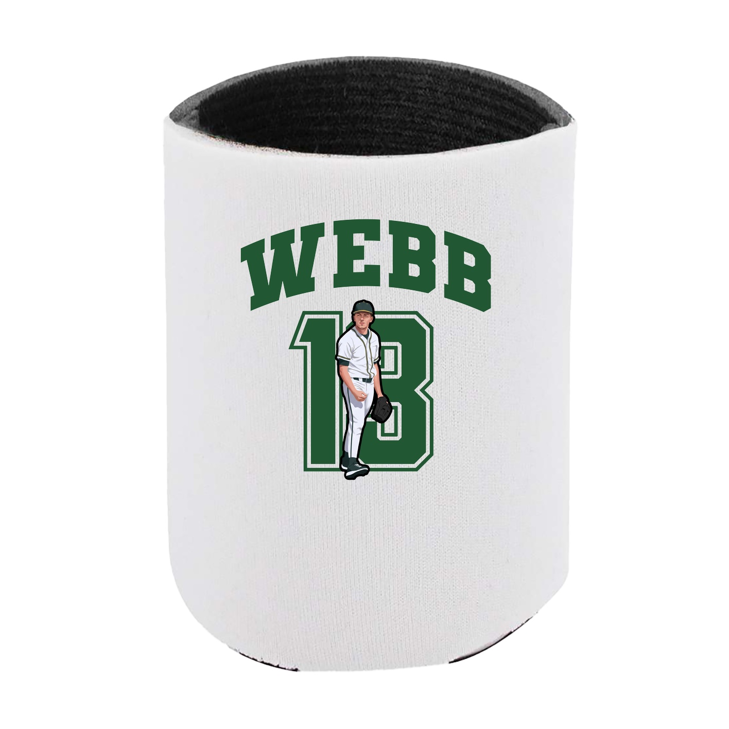 Can Holder — Number in White