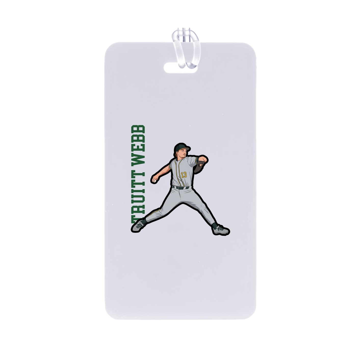 Bag Tag — Name Vertical in Classic
