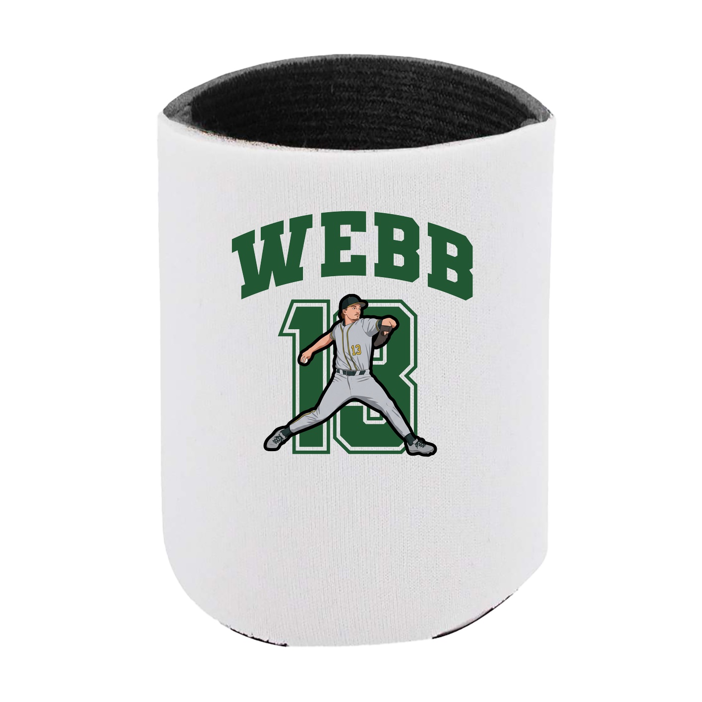 Can Holder — Number in White
