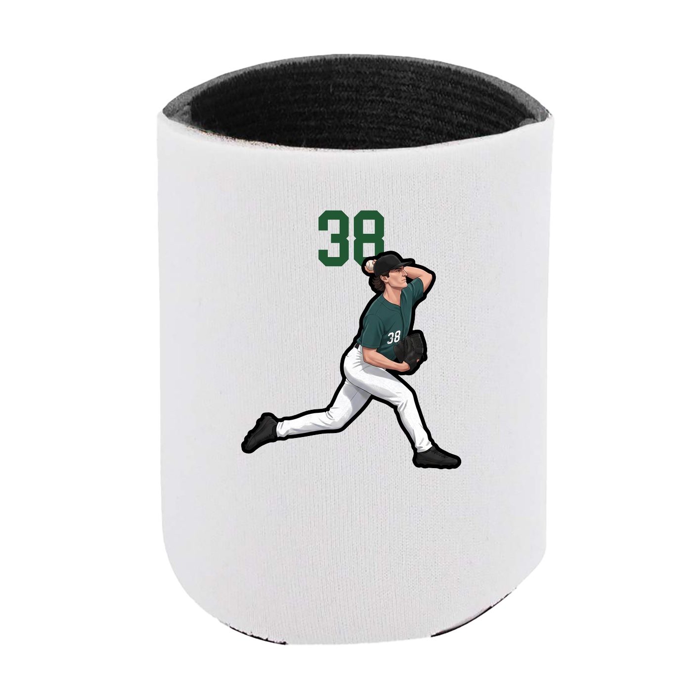 Can Holder — Number Top in White