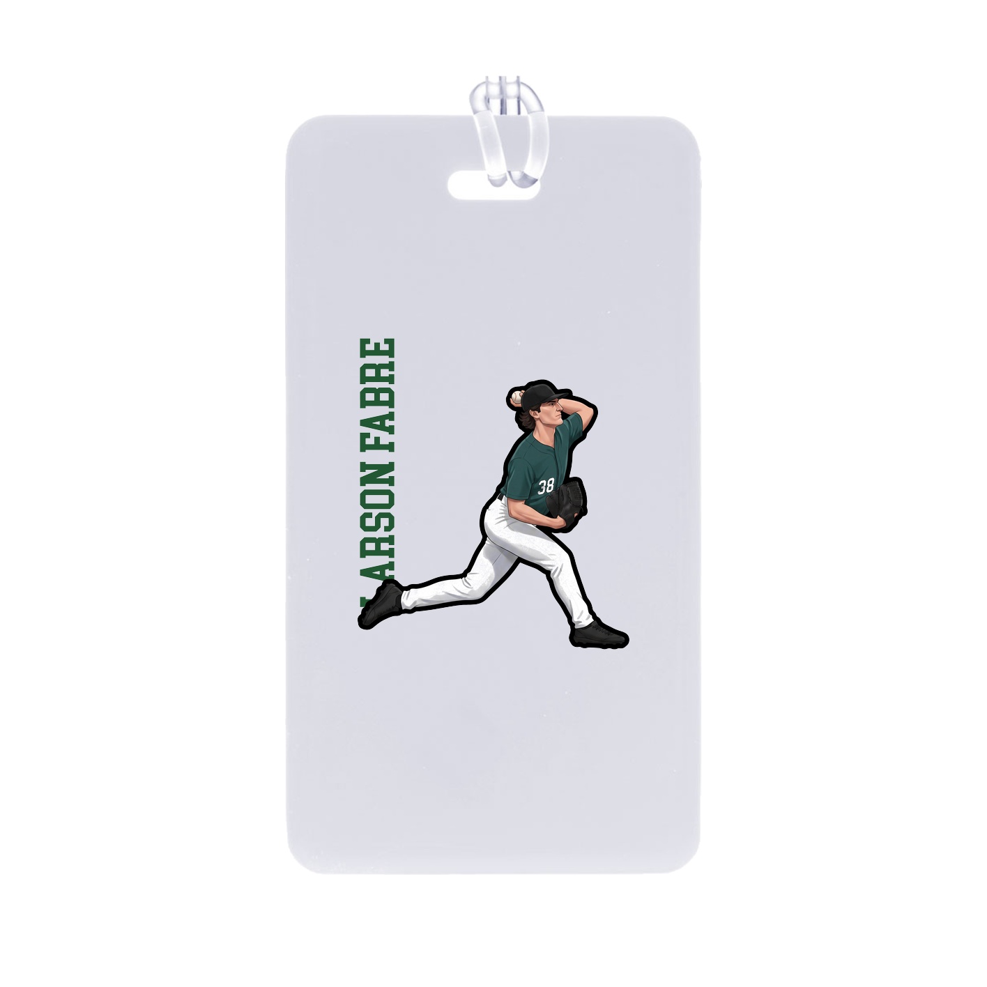 Bag Tag — Name Vertical in Classic