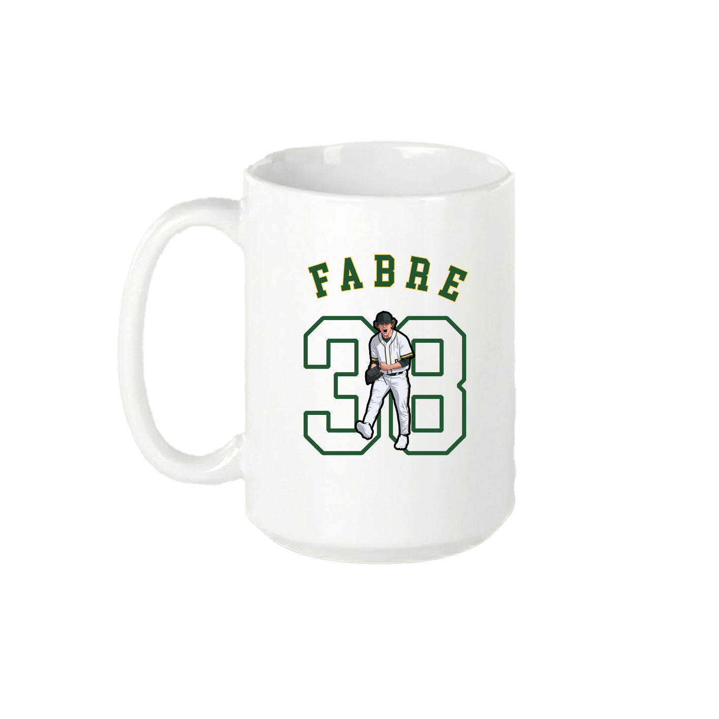 15oz Coffee Mug — Shirsey Arch in White