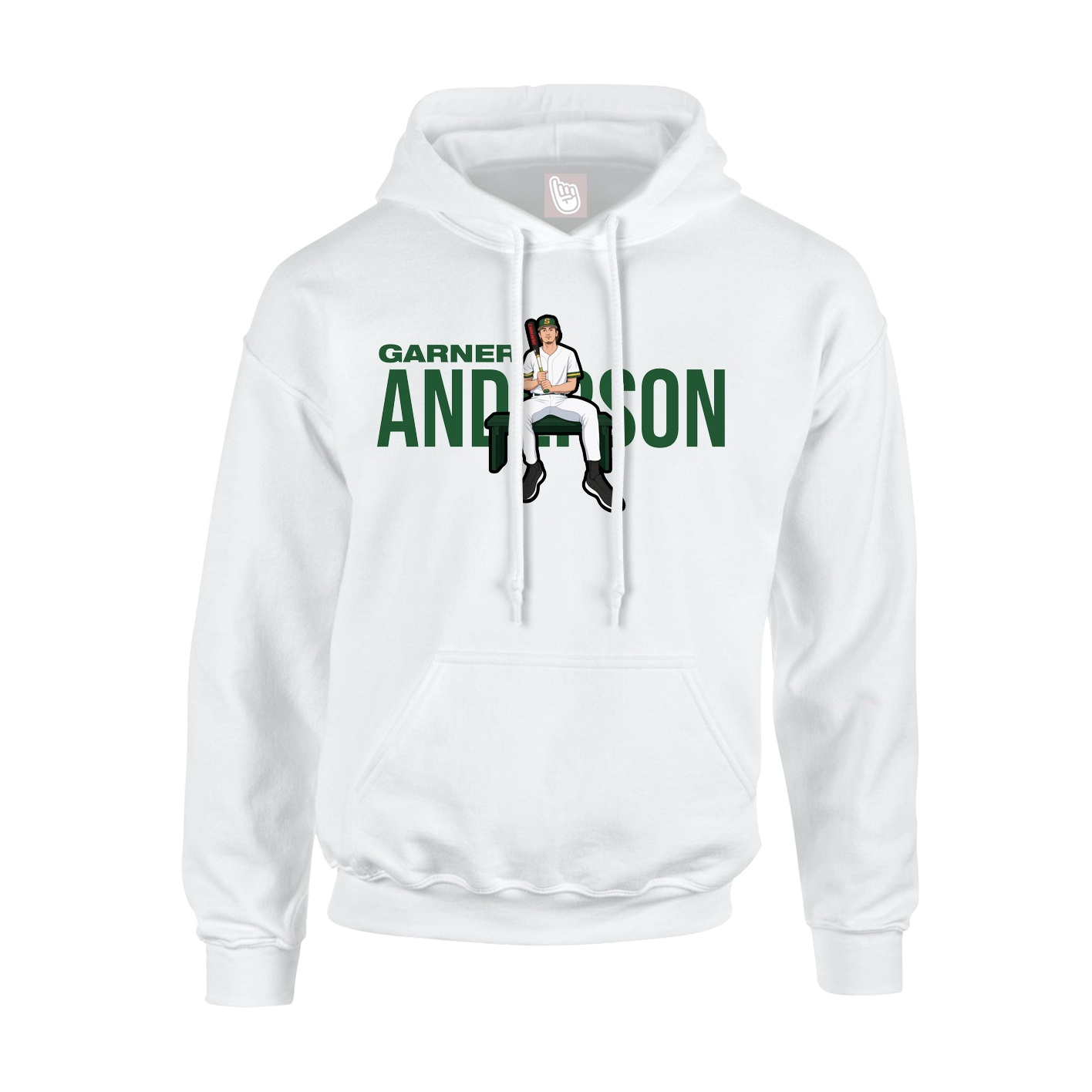 Hoodie — Player Name in White