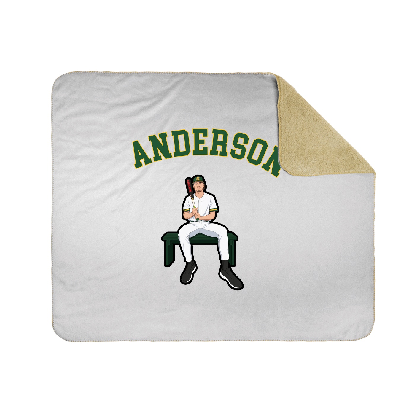 Throw Blanket — Shirsey Arch in White