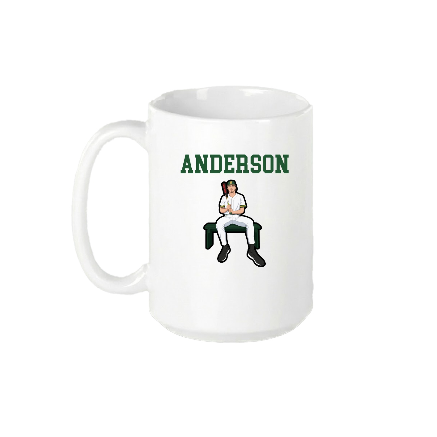 15oz Coffee Mug — Shirsey in White