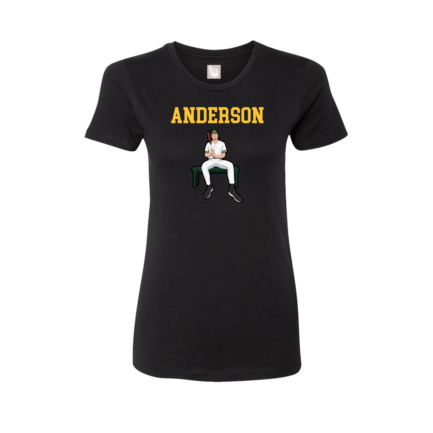 Fitted Women's Tee — Shirsey in Black