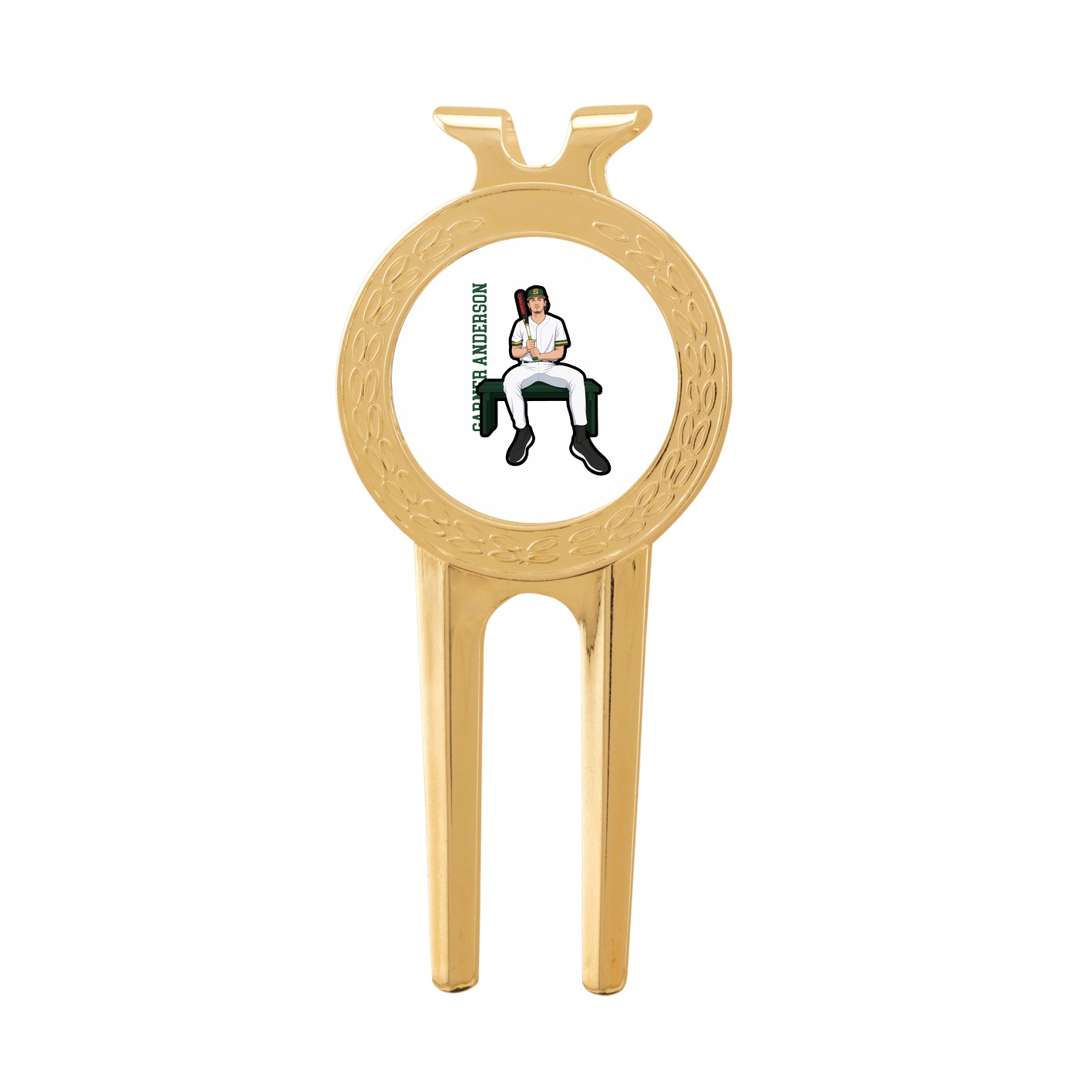Divot Tool with Ball Marker — Name Vertical in Classic
