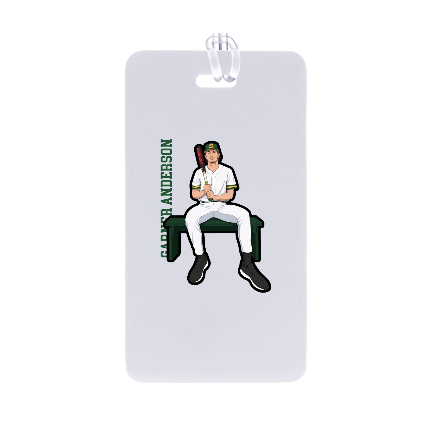 Bag Tag — Name Vertical in Classic