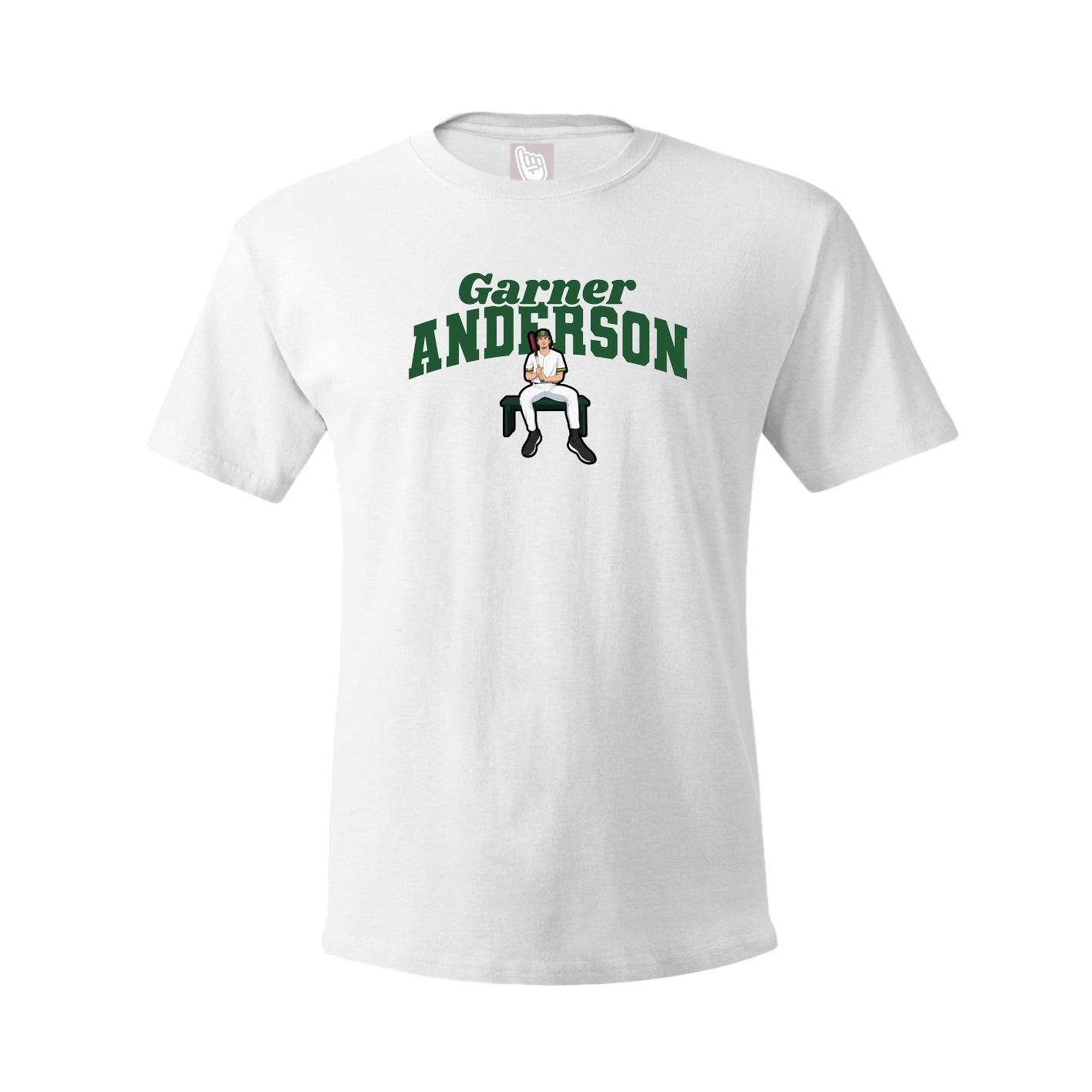 Youth Tee — Signature Arch in White