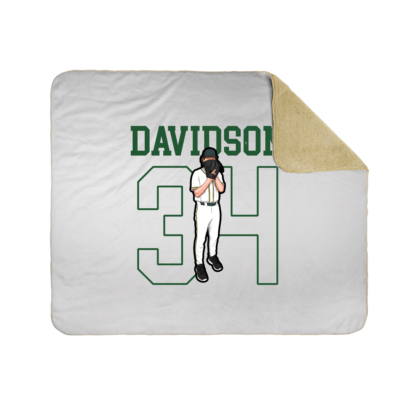 50x60 Sherpa Lined Throw Blanket