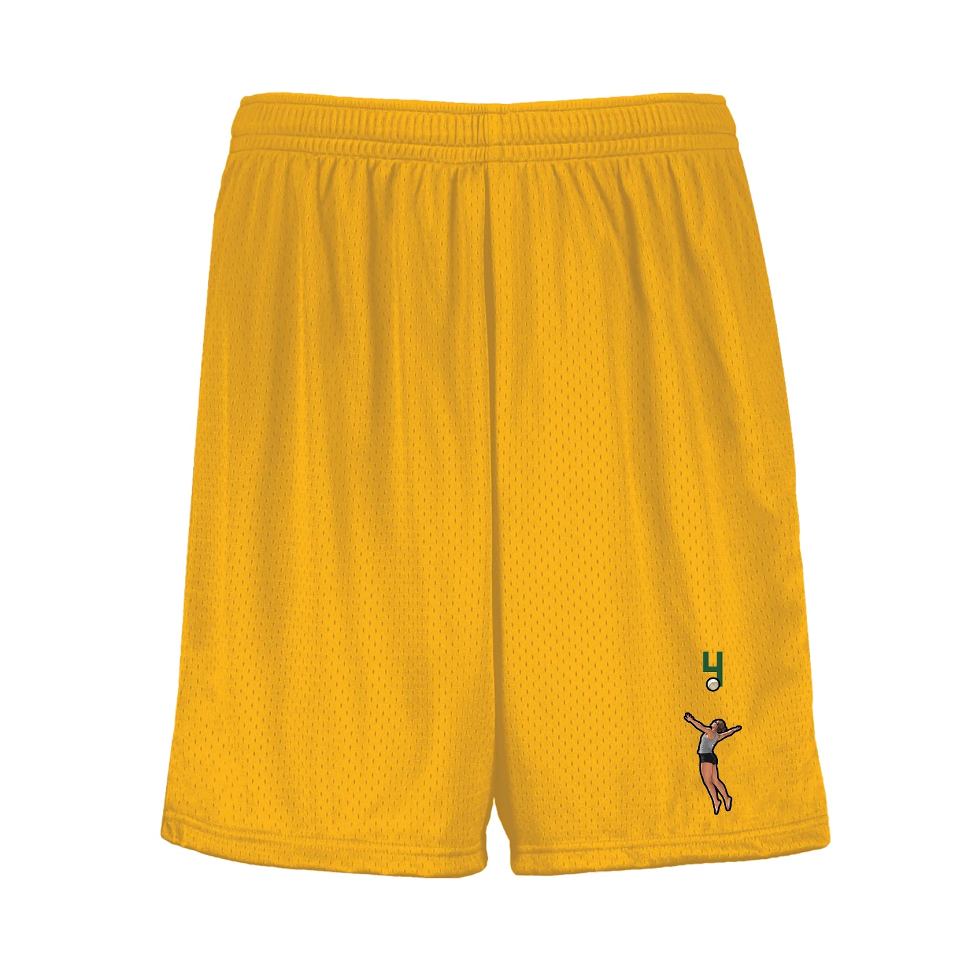 Shorts — Number Top in Gold