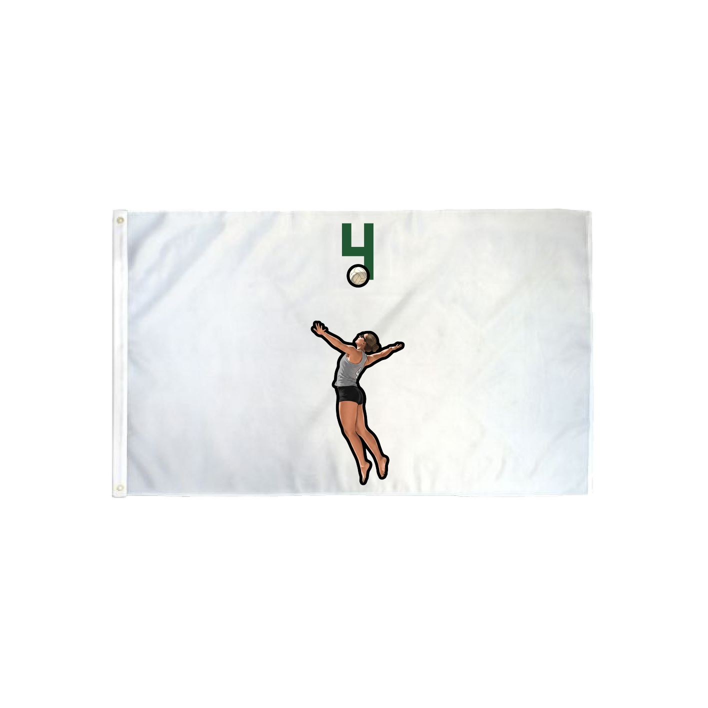 3x5 Flag — Number Top in Classic