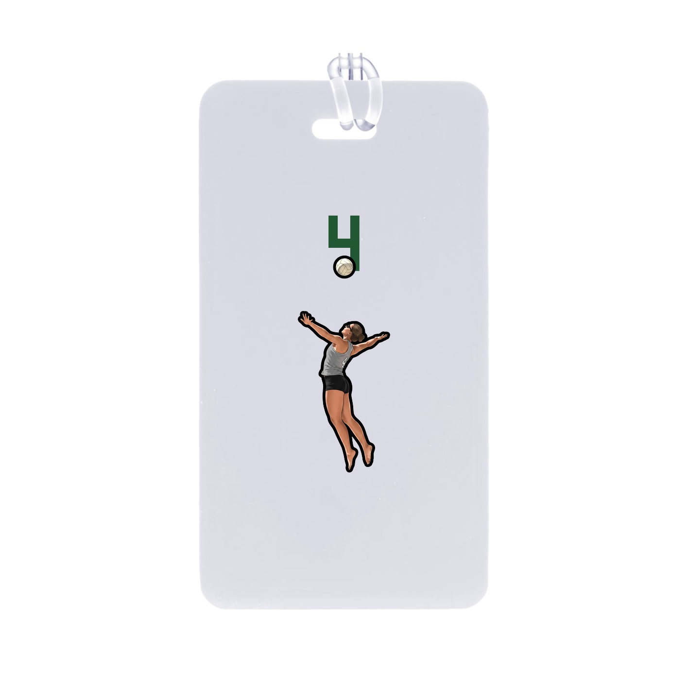 Bag Tag — Number Top in Classic