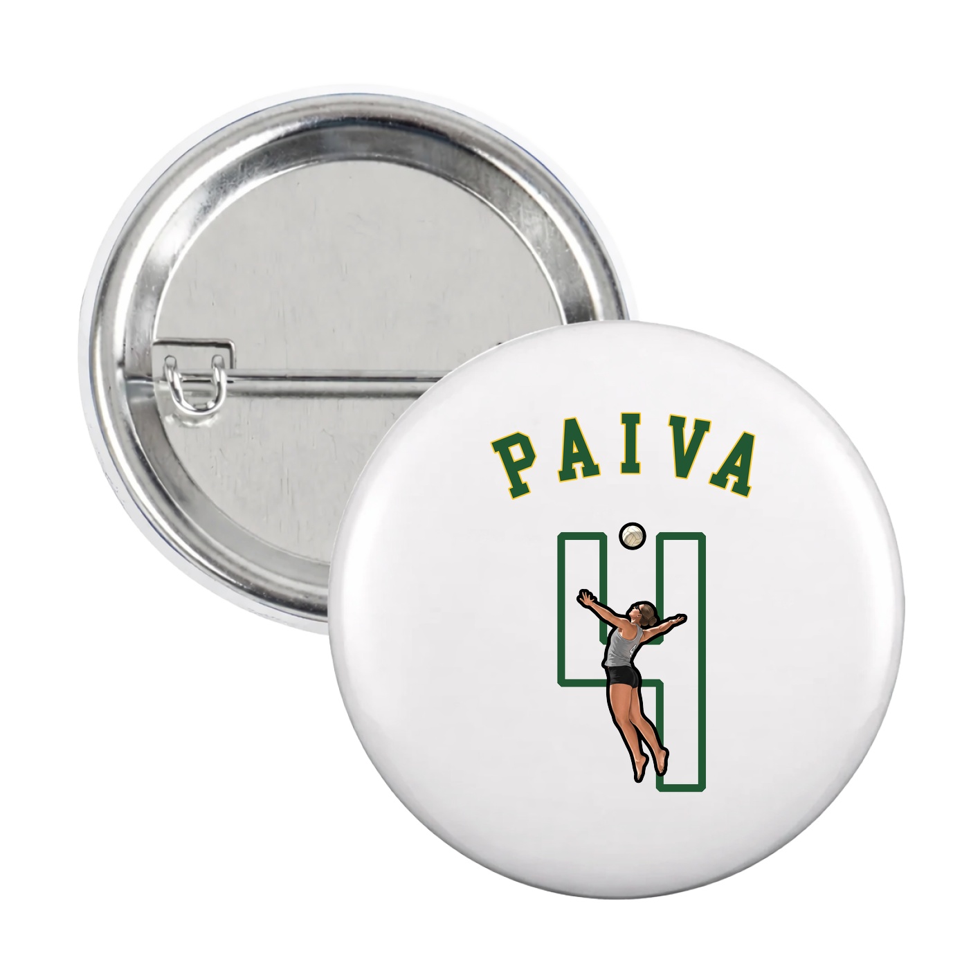 Game Day Button — Shirsey Arch in White