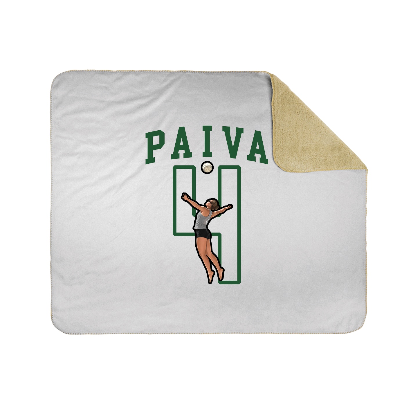 Throw Blanket — Shirsey in White