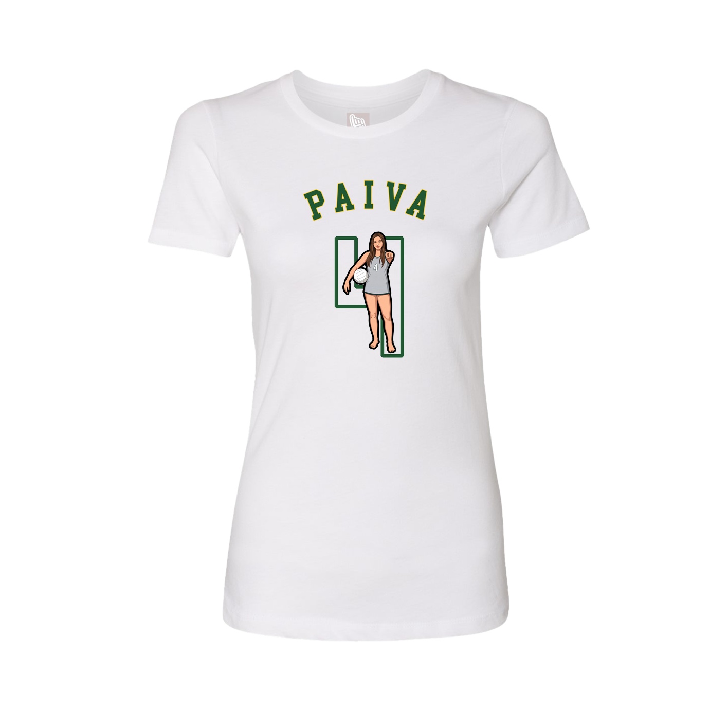 Womens Tee — Shirsey Arch in White