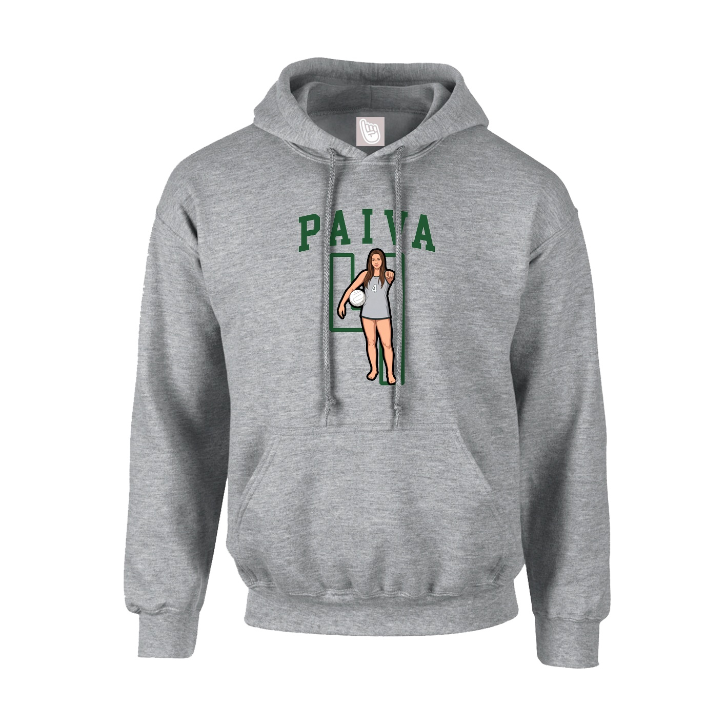 Hoodie — Shirsey in Grey