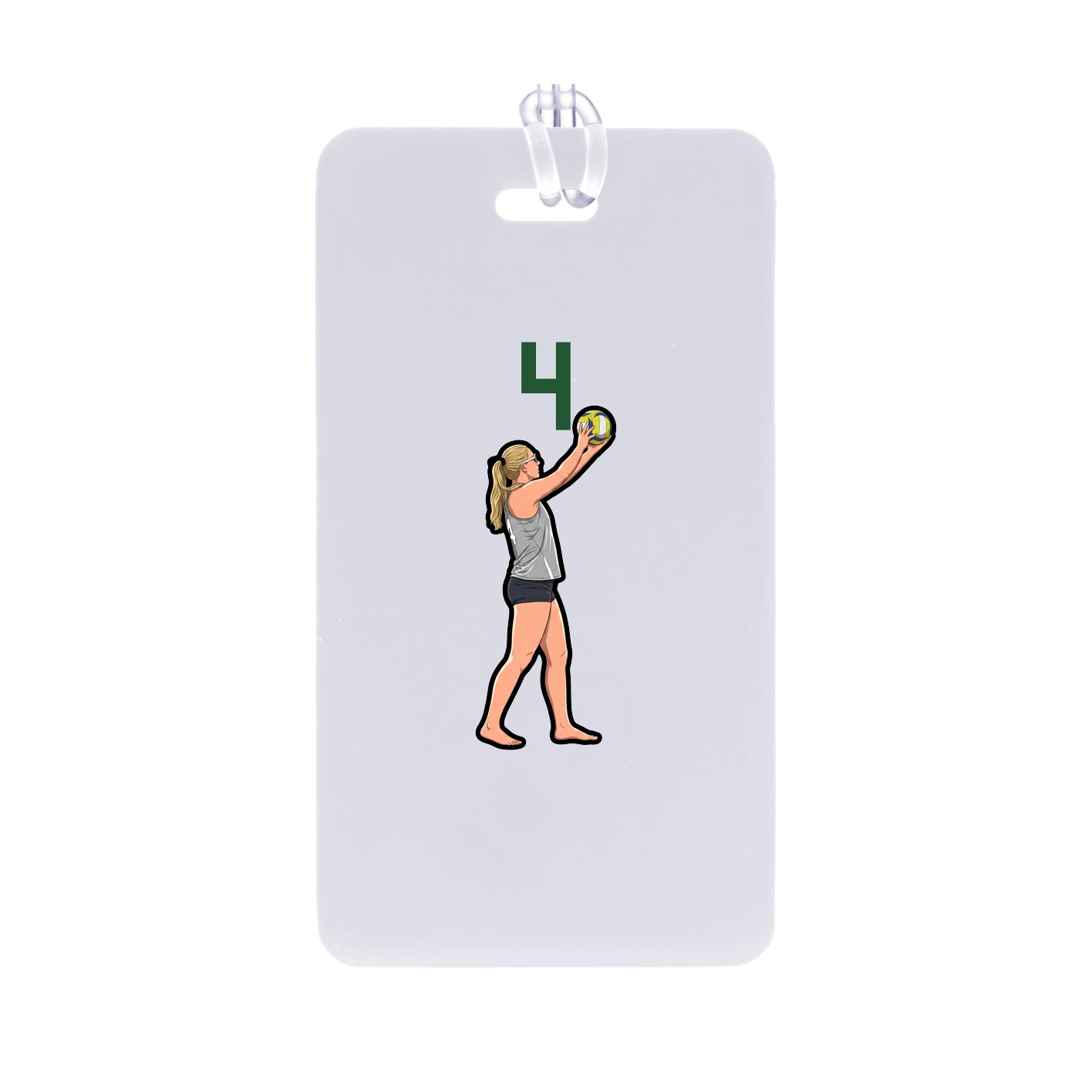 Bag Tag — Number Top in Classic
