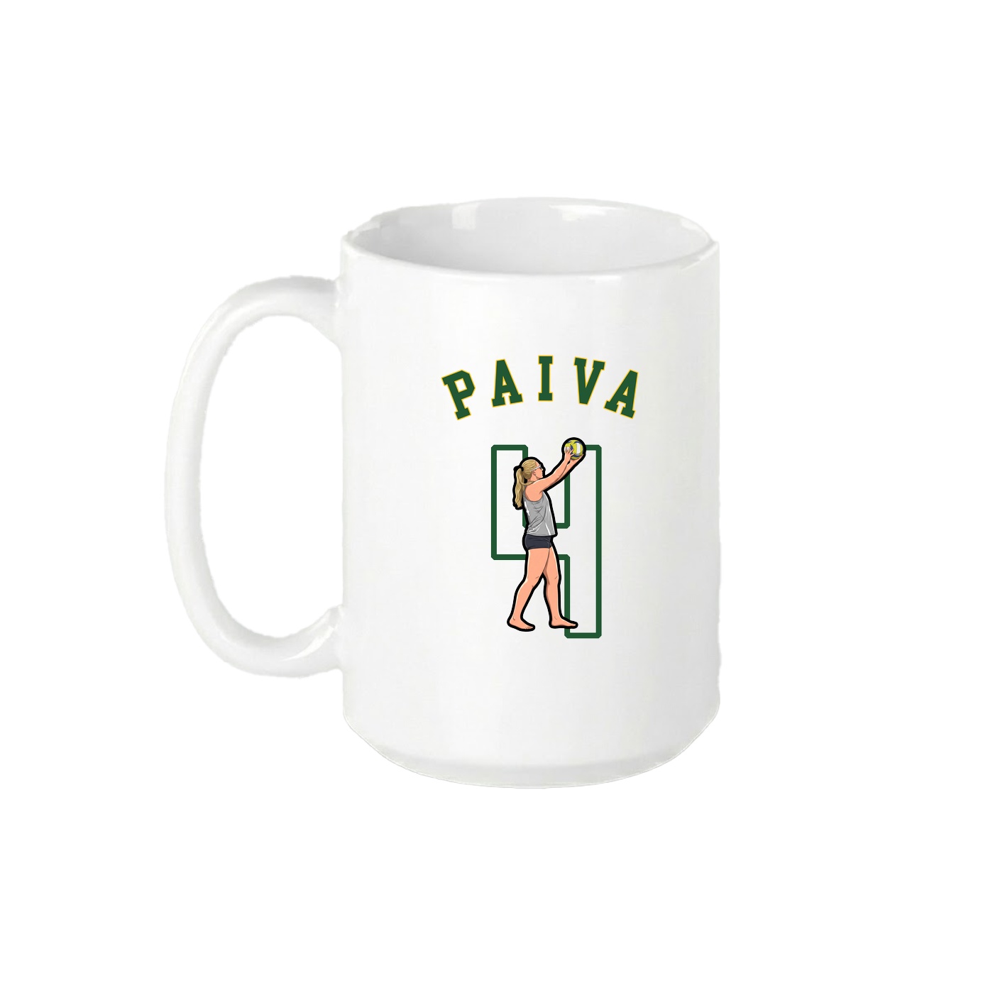 15oz Coffee Mug — Shirsey Arch in White