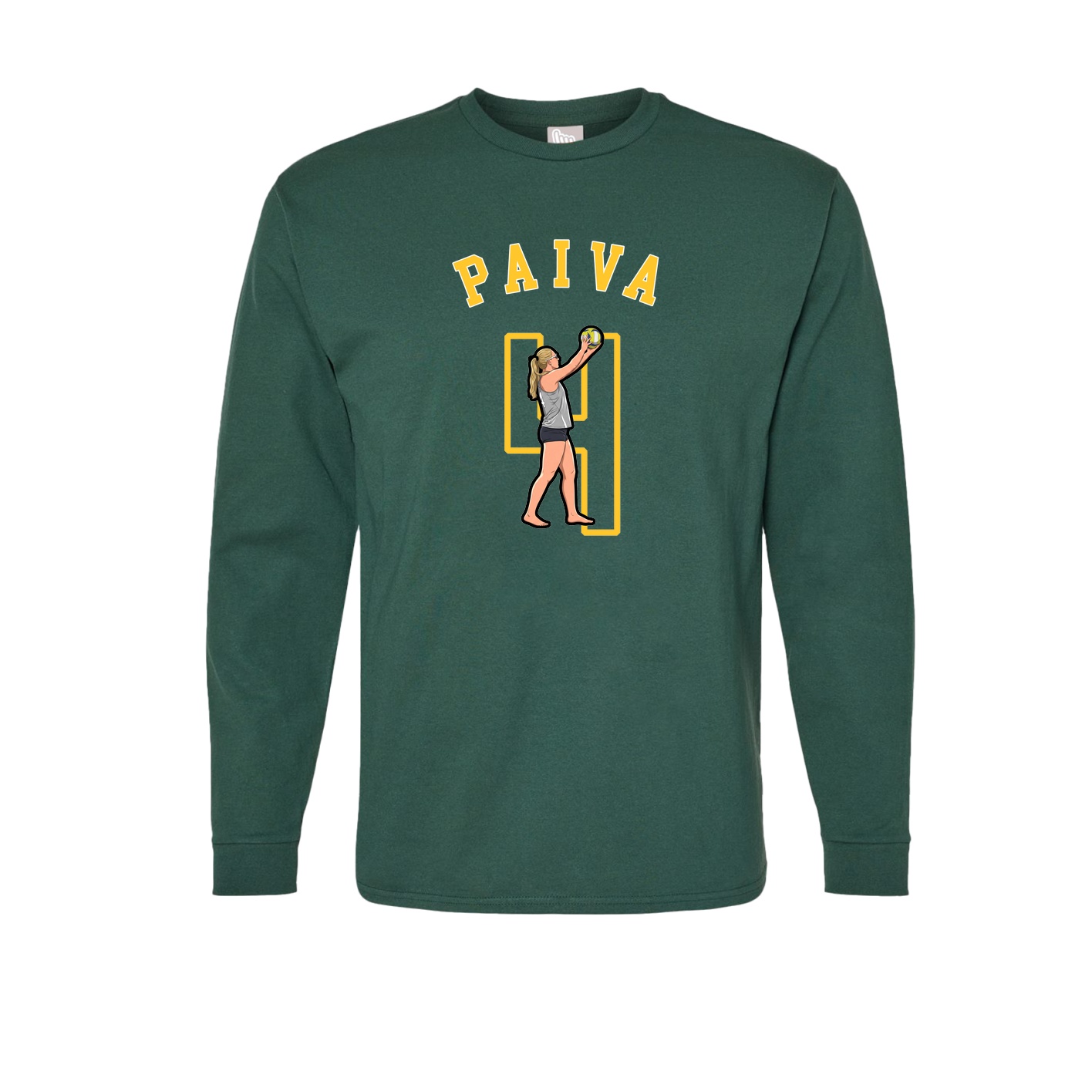 Long Sleeve Tee — Shirsey Arch in Green