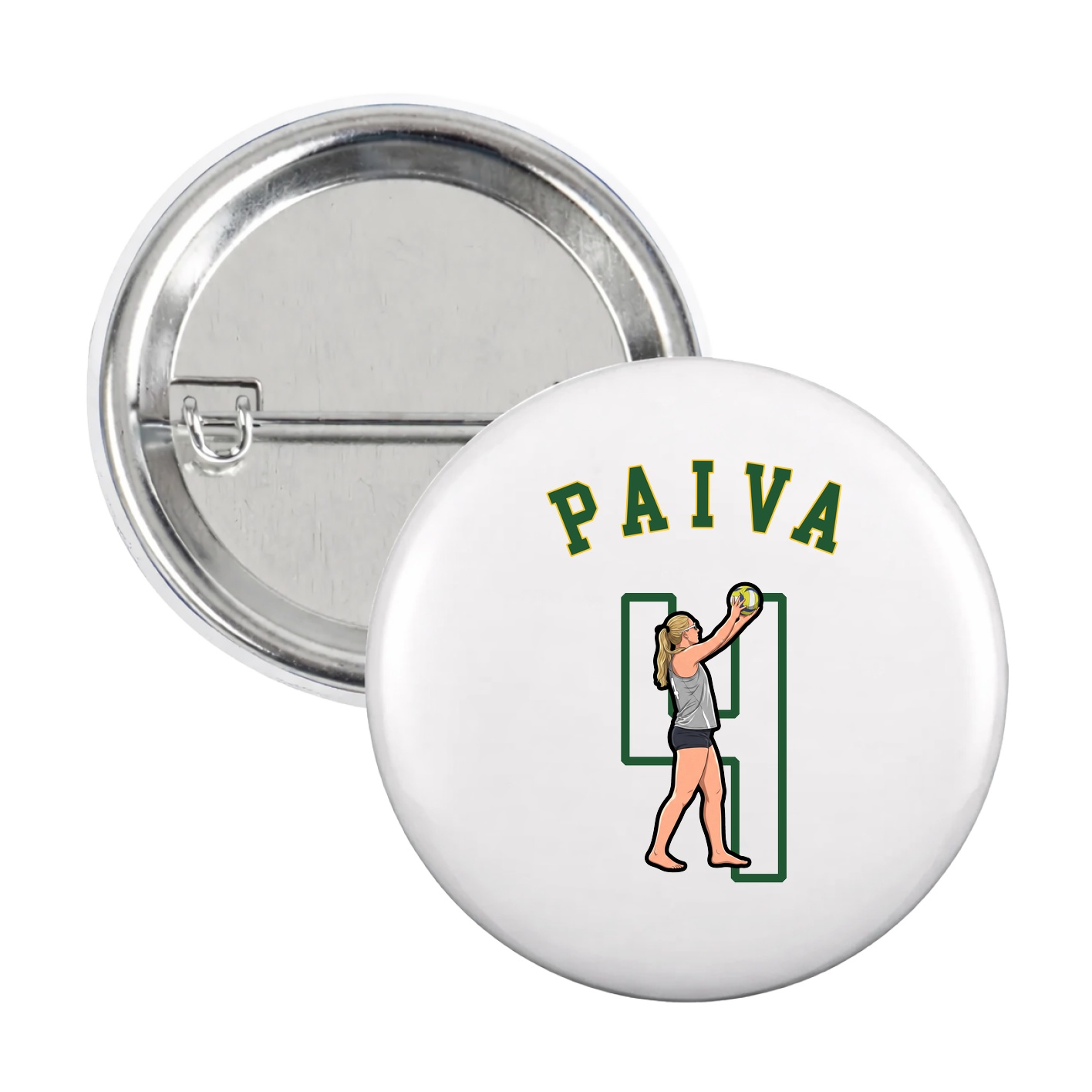 Game Day Button — Shirsey Arch in White
