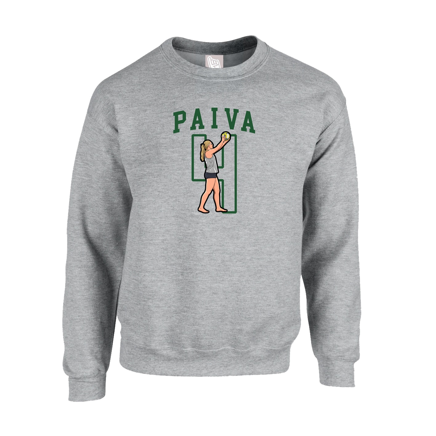 Fleece Crew — Shirsey in Grey