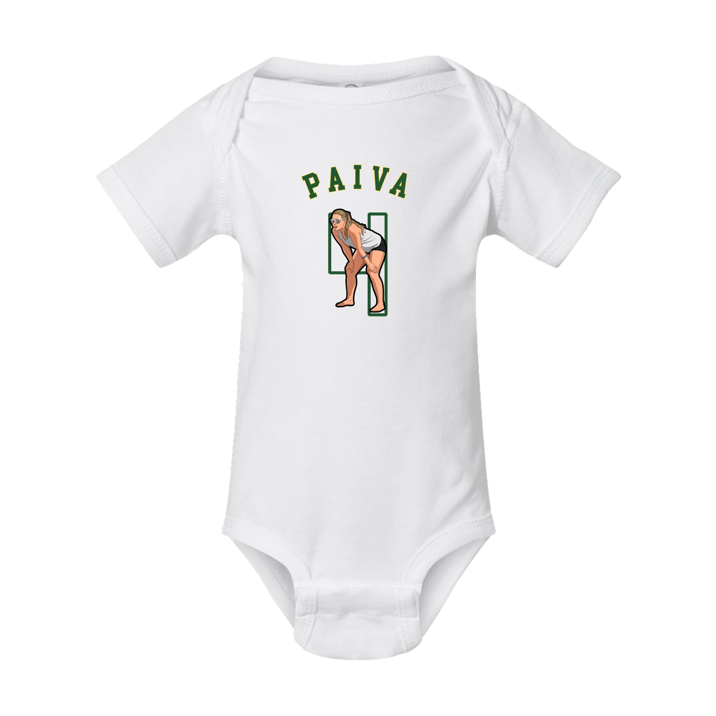 Baby Onesie — Shirsey Arch in White