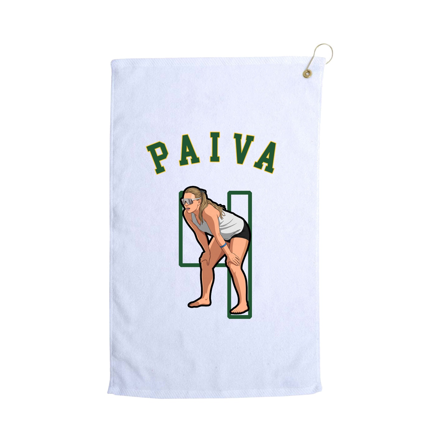 Golf Towel — Shirsey Arch in White