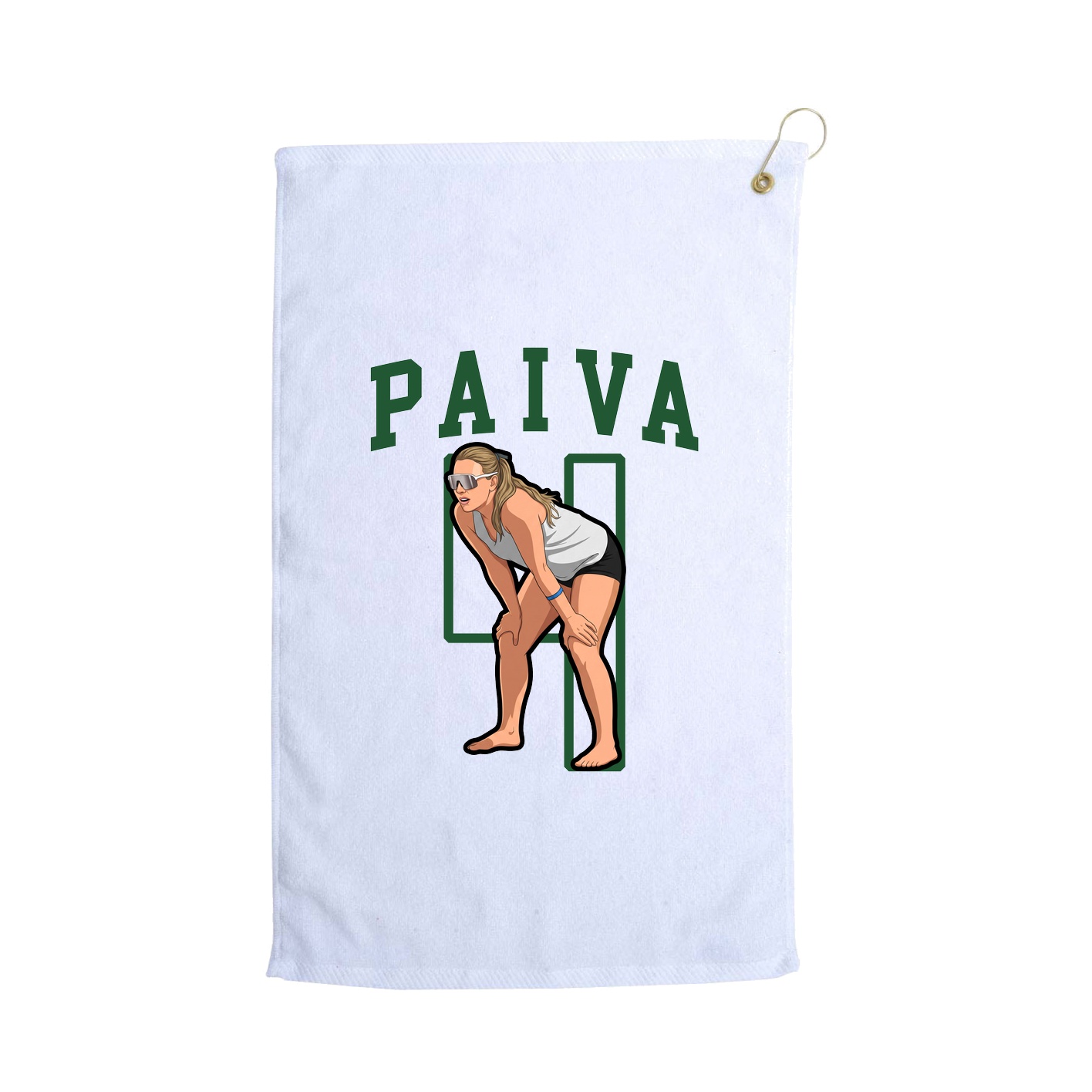 Golf Towel — Shirsey in White