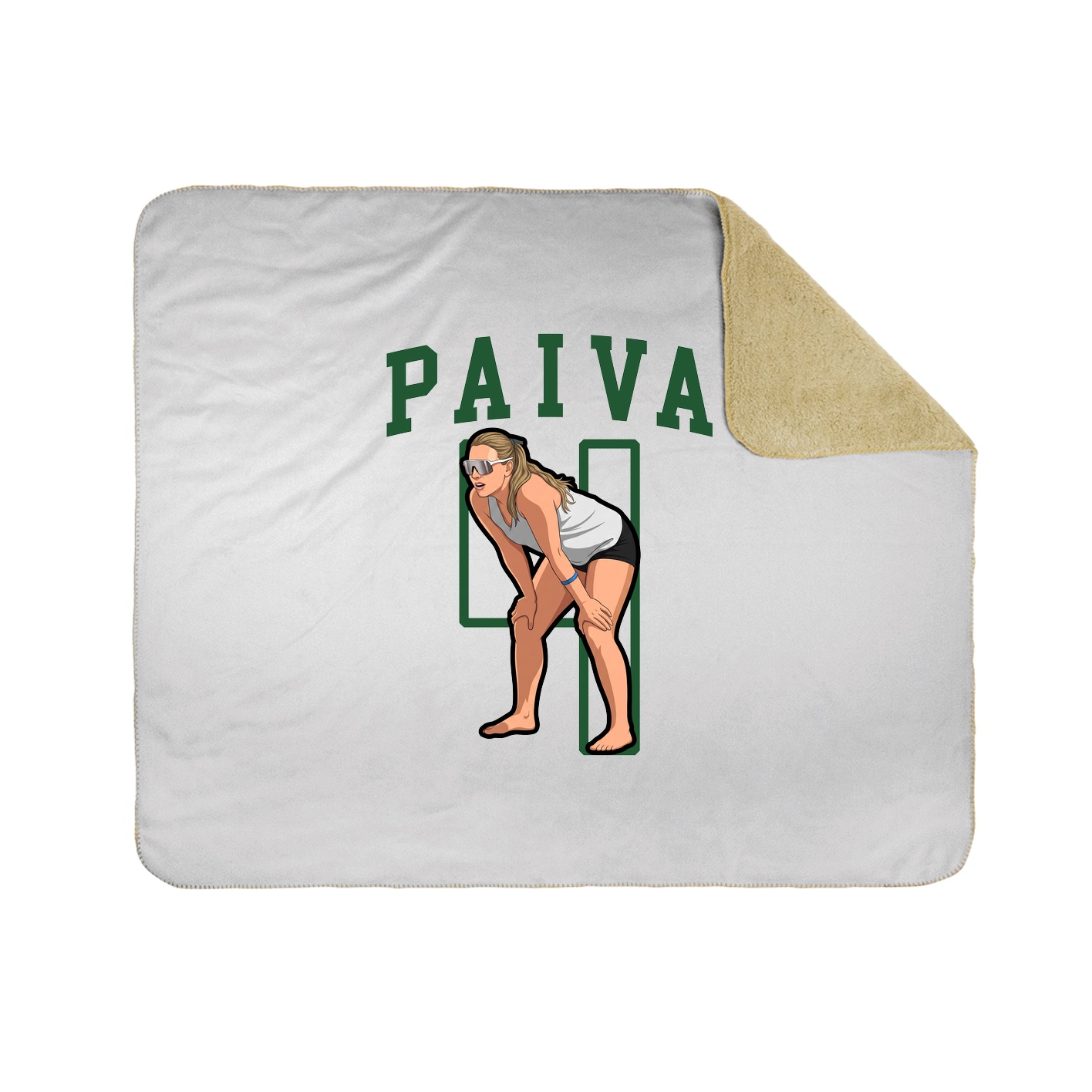 50x60 Sherpa Lined Throw Blanket