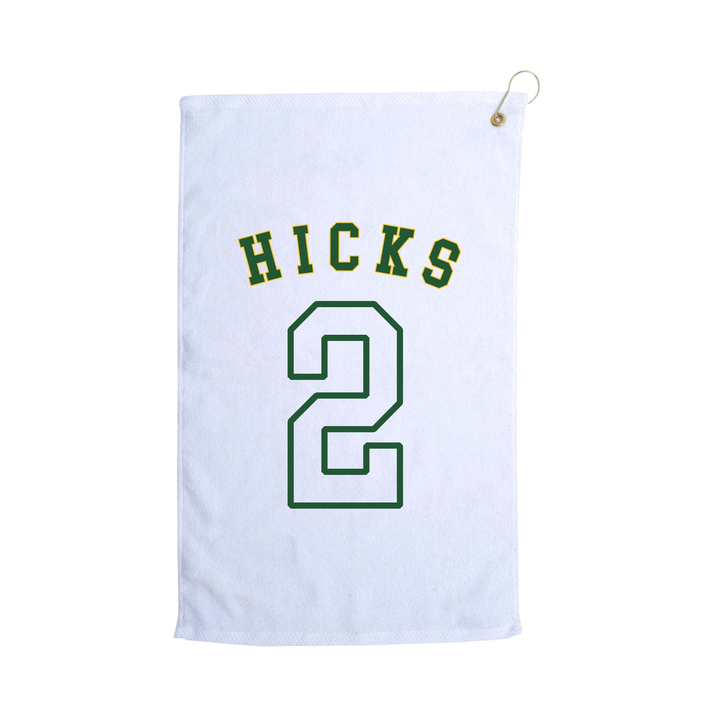 Golf Towel — Shirsey Arch in White
