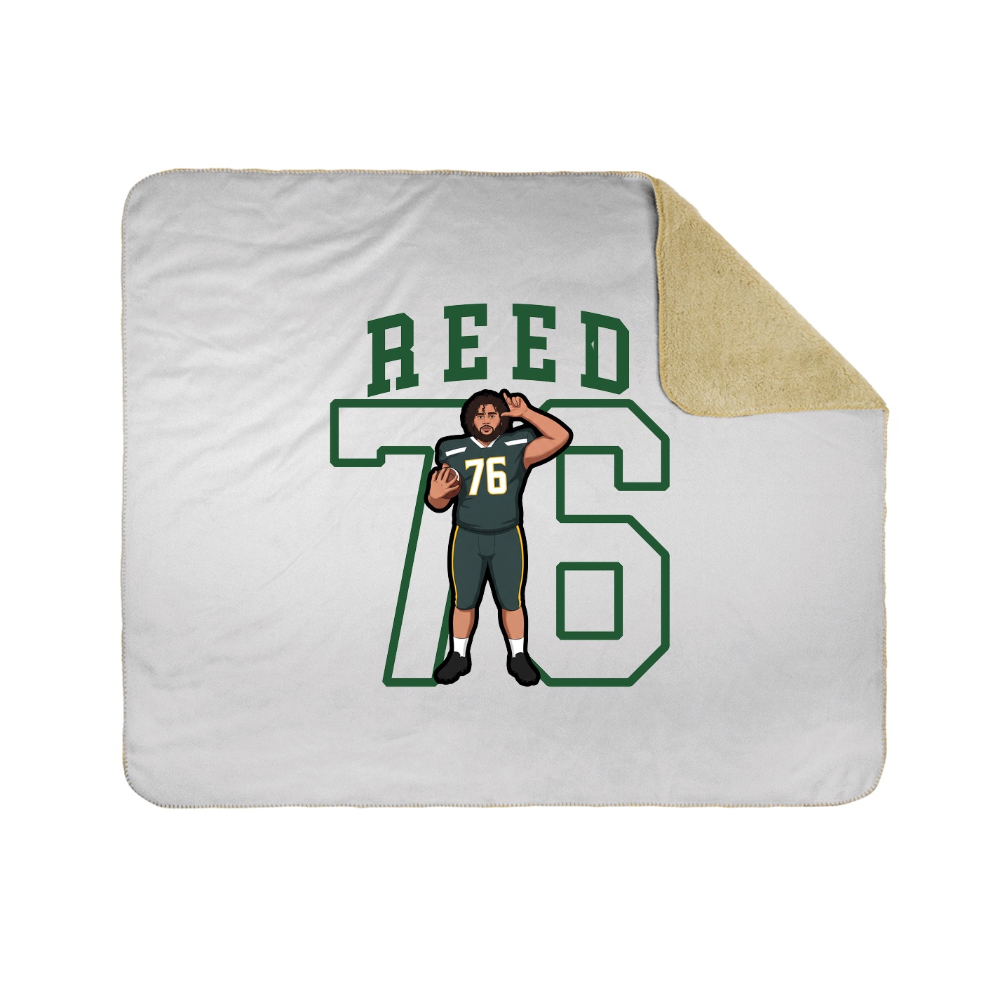 Throw Blanket — Shirsey in White