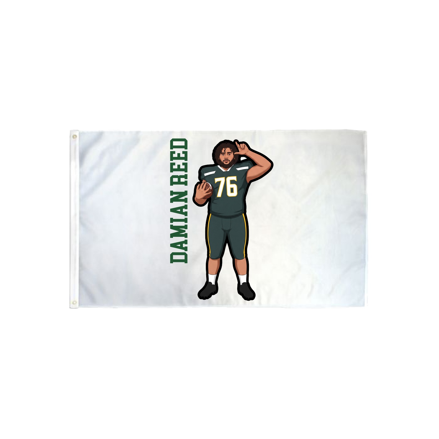 3x5 Flag — Name Vertical in Classic