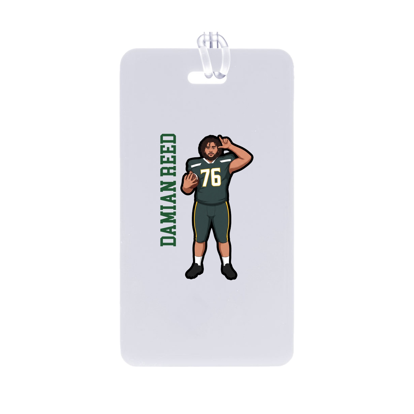 Bag Tag — Name Vertical in Classic