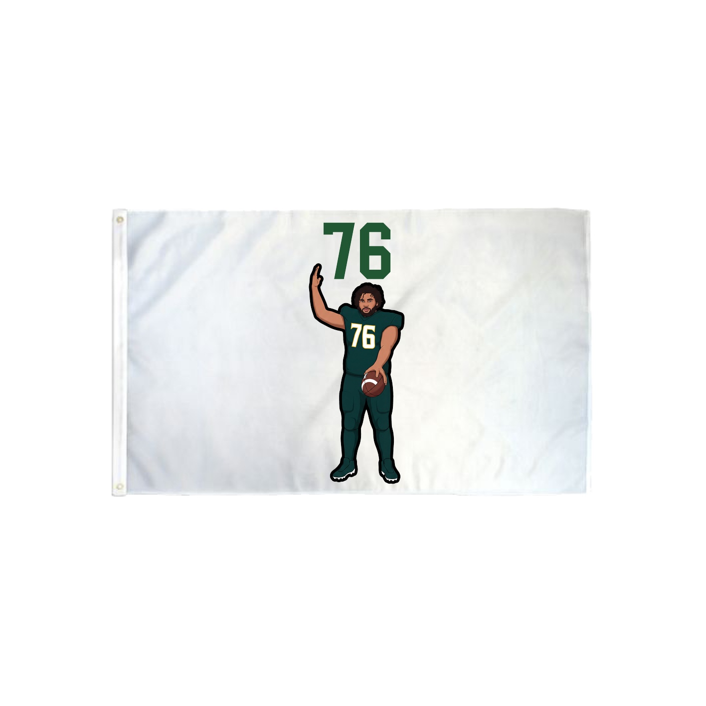 3x5 Flag — Number Top in Classic