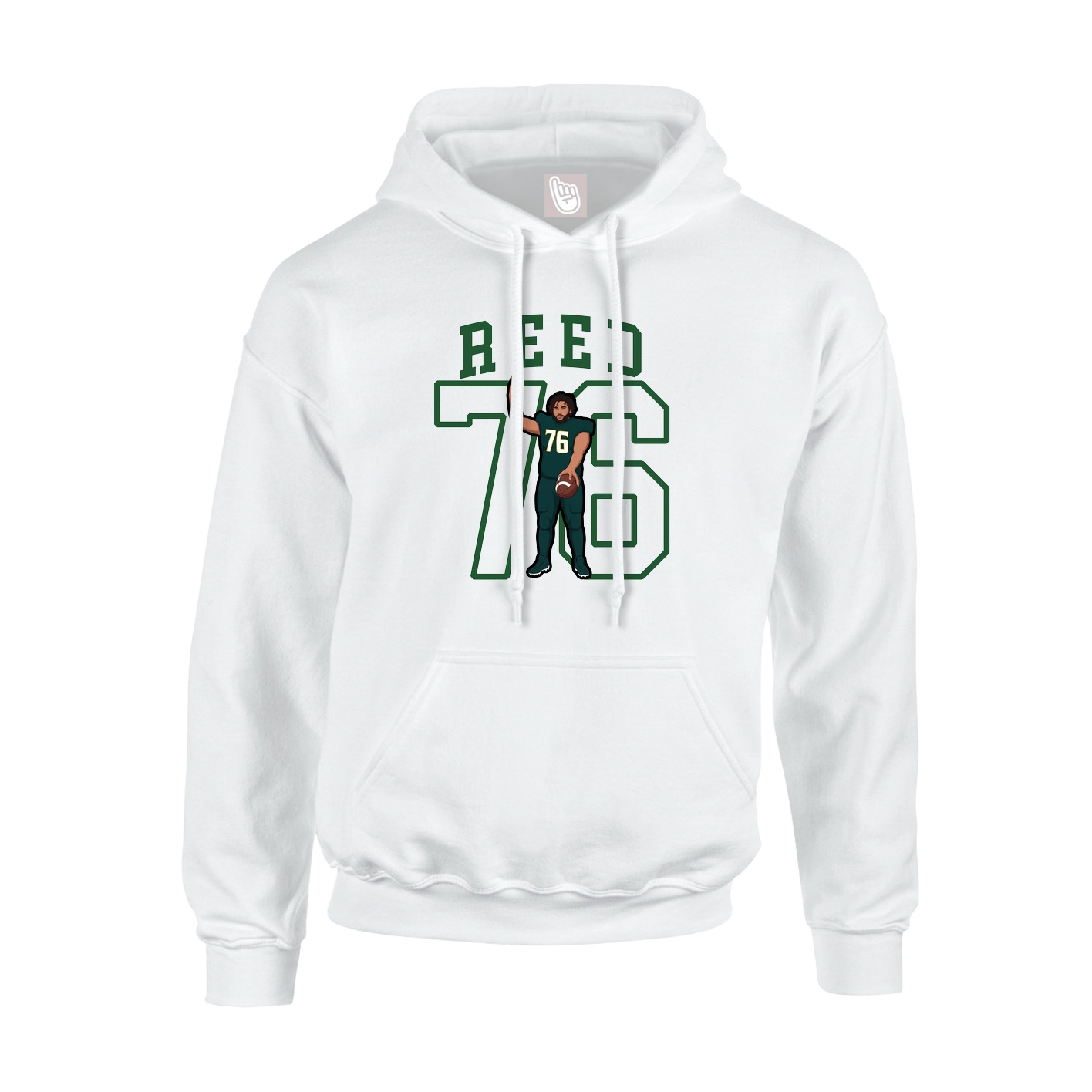 Hoodie — Shirsey in White