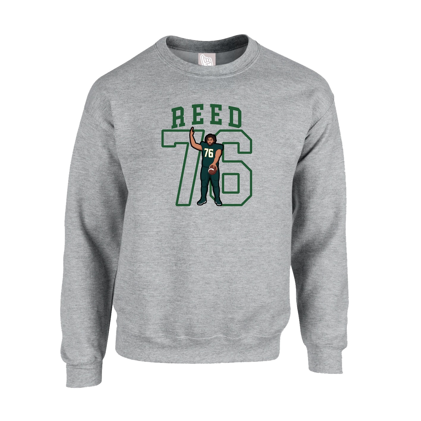 Fleece Crew — Shirsey in Grey
