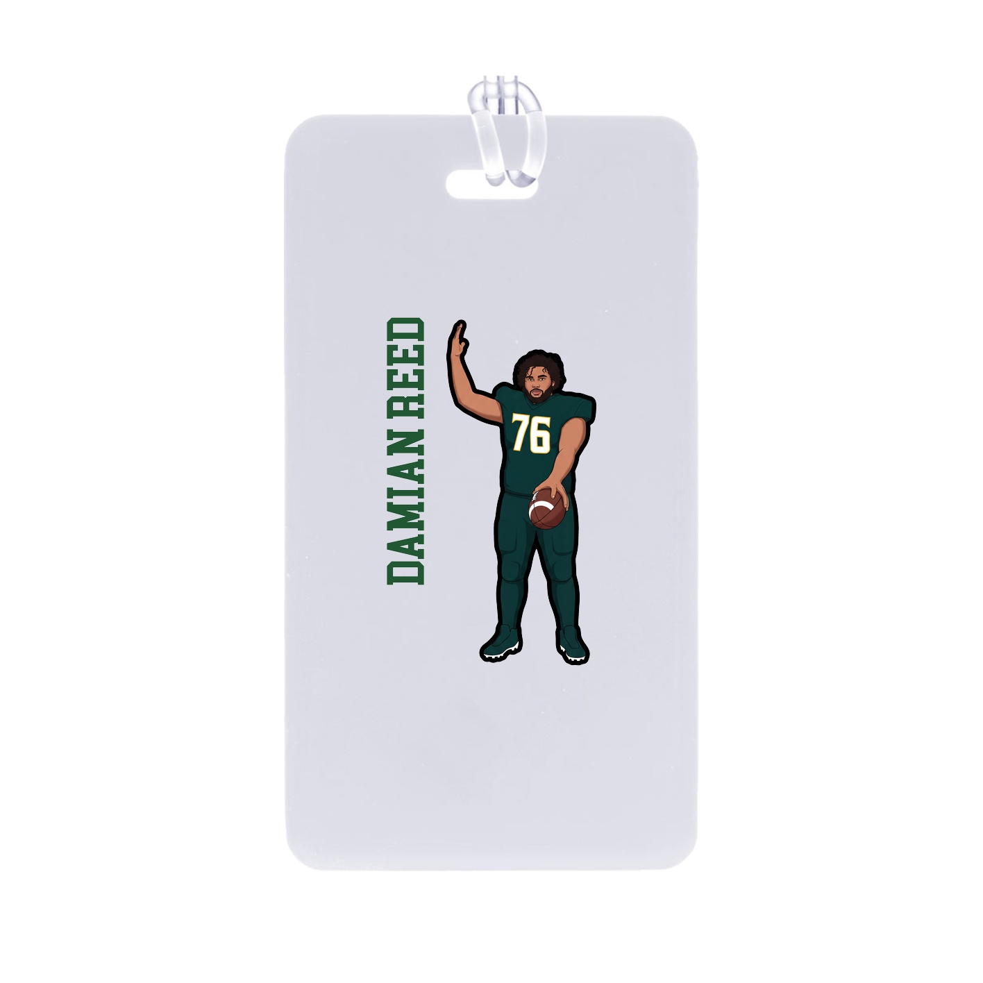Bag Tag — Name Vertical in Classic