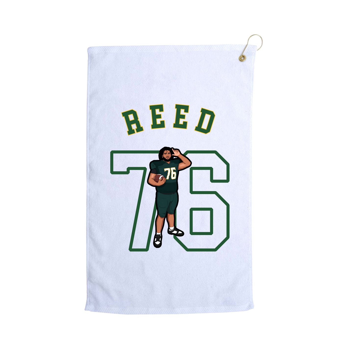 Golf Towel — Shirsey Arch in White