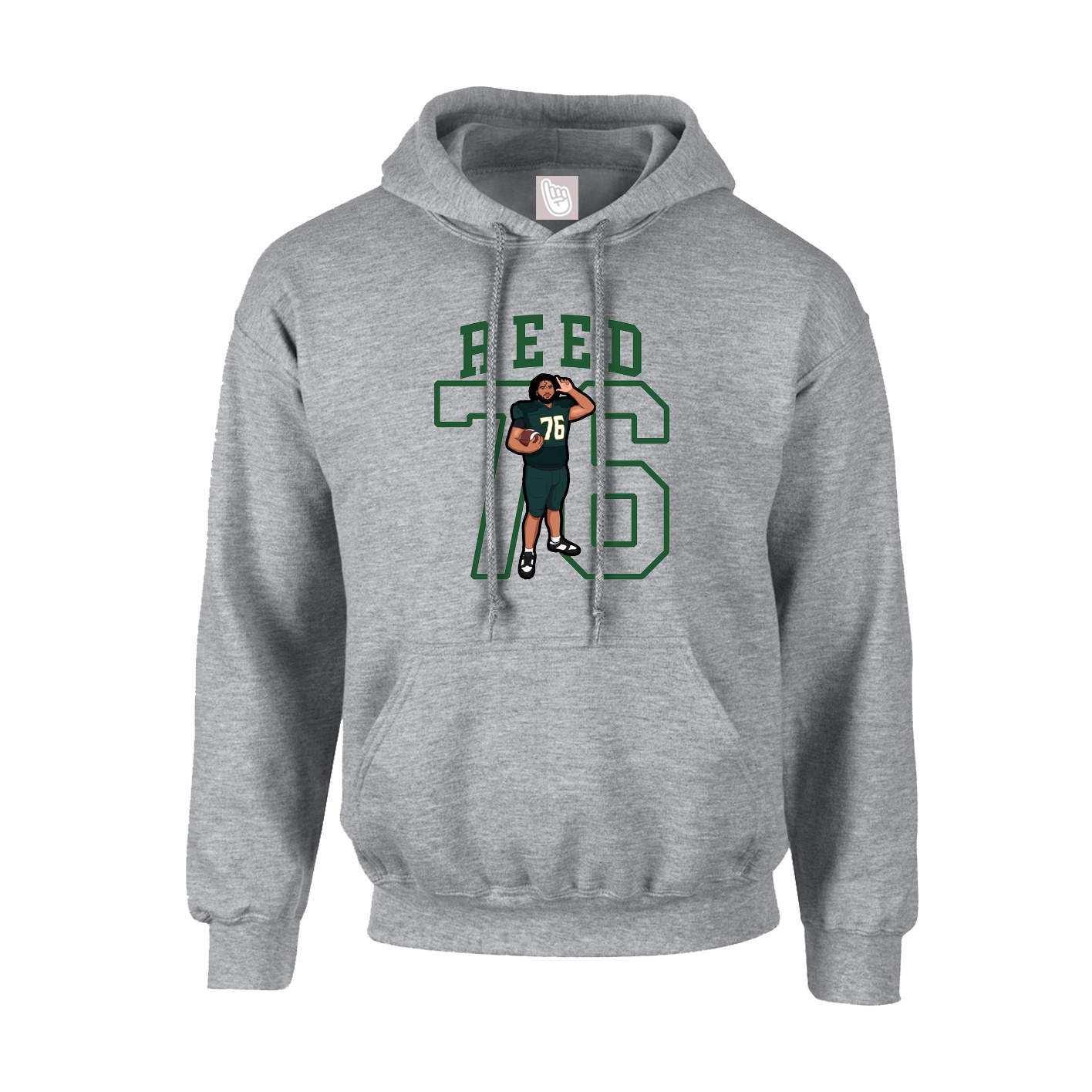 Hoodie — Shirsey in Grey