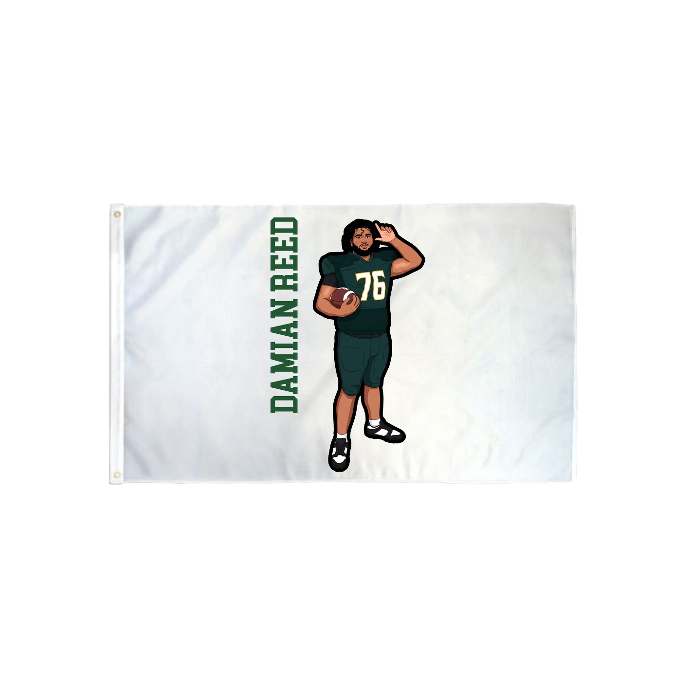 3x5 Flag — Name Vertical in Classic