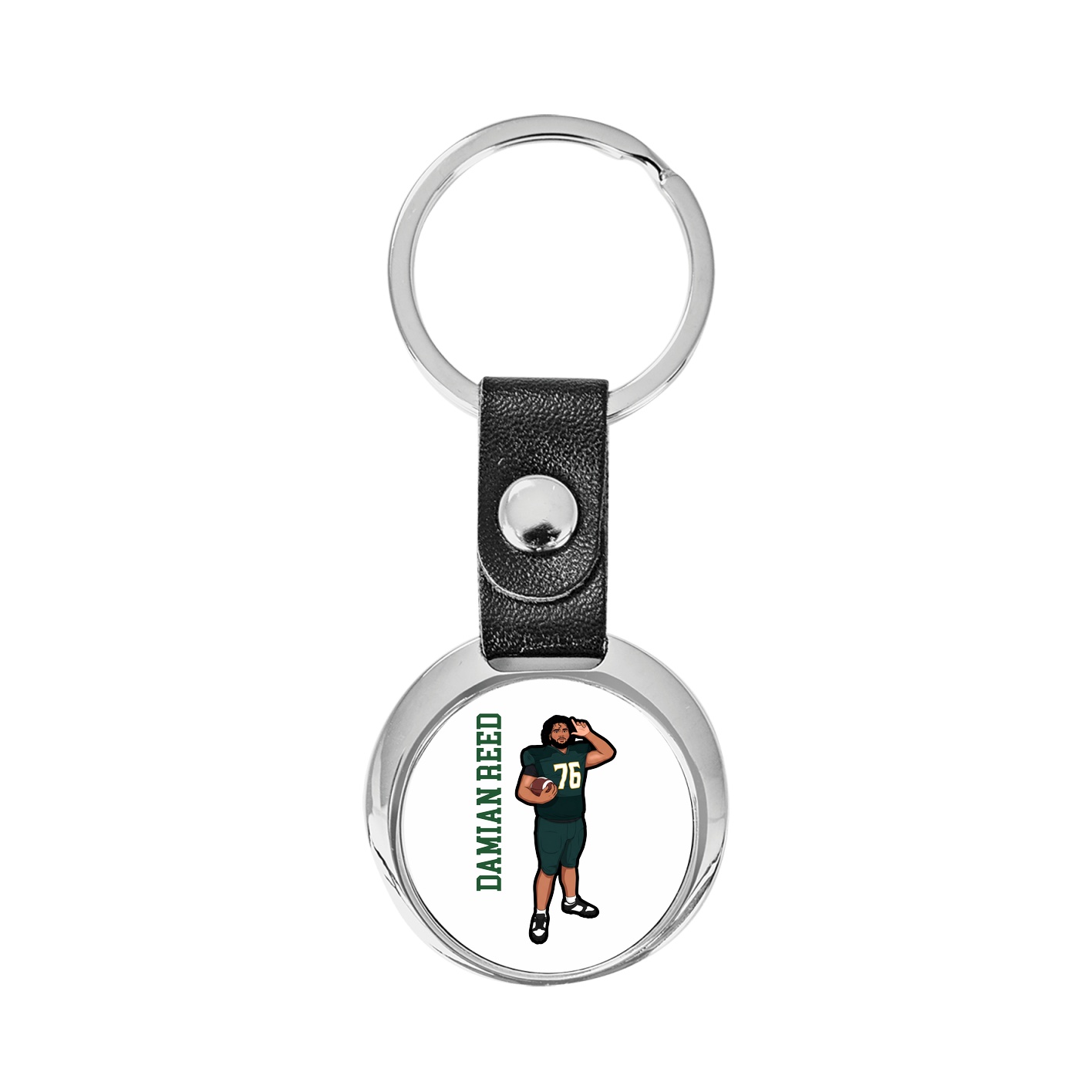 Key Chain — Name Vertical in Classic