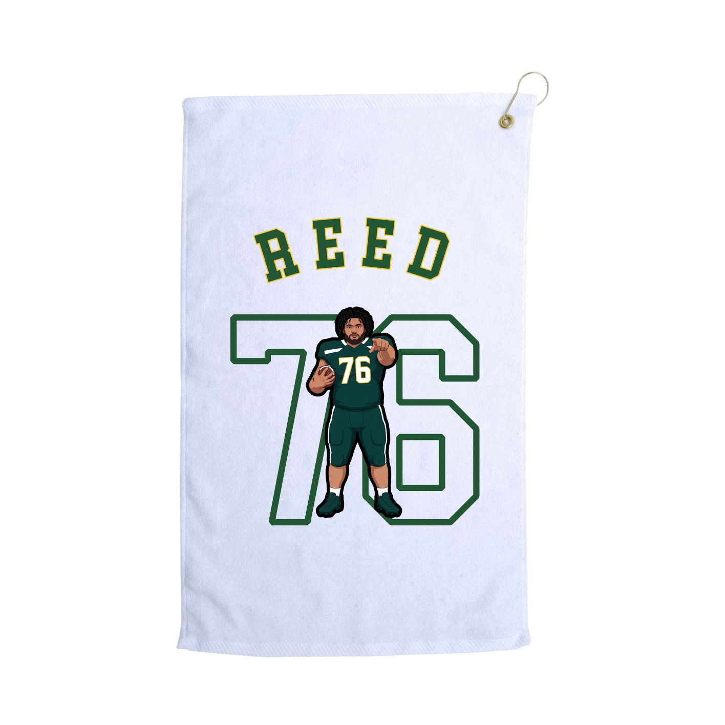 Golf Towel — Shirsey Arch in White