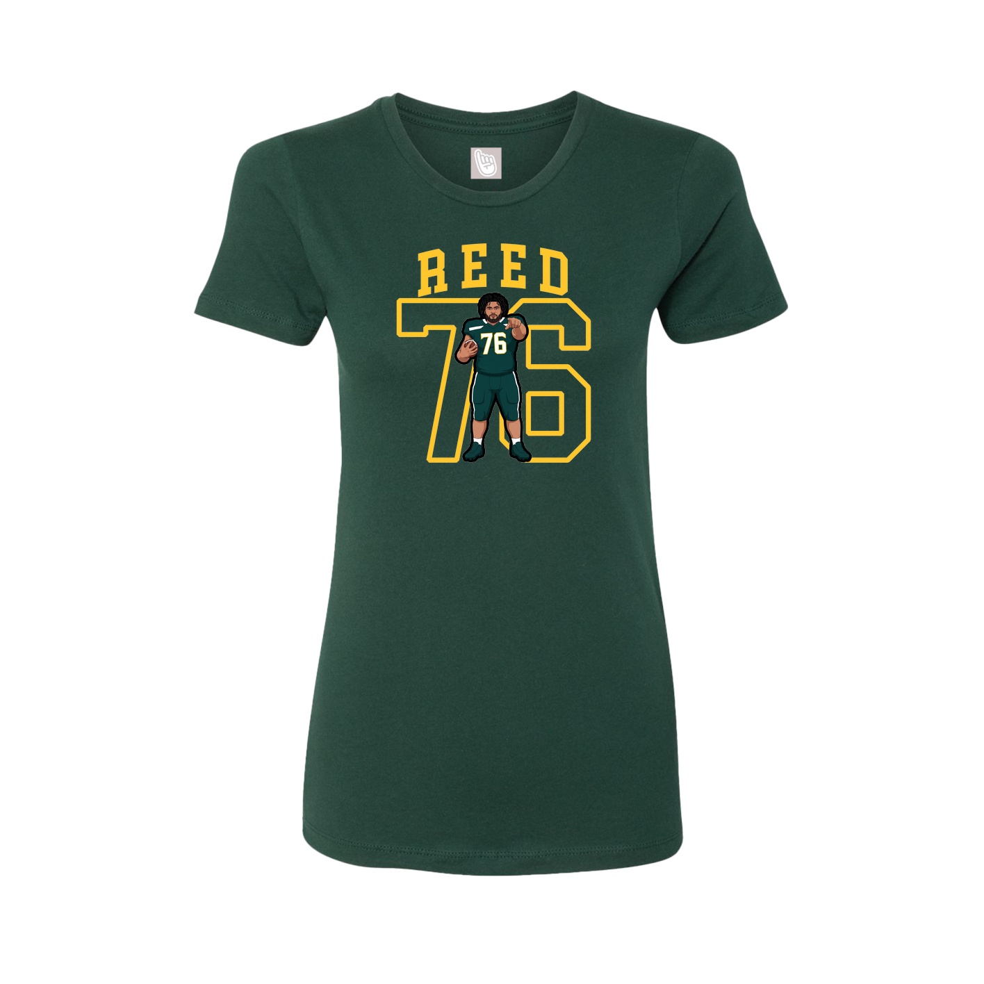 Fitted Women's Tee — Shirsey in Green