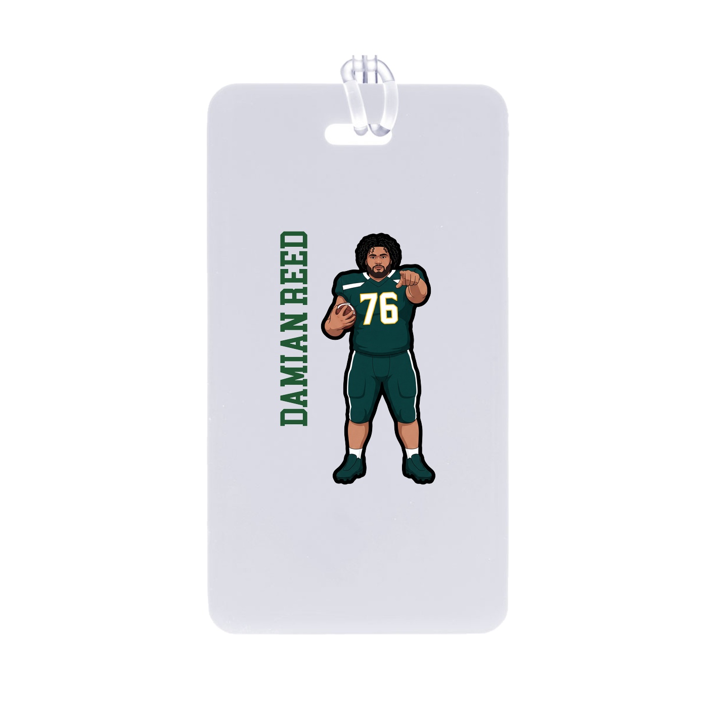 Bag Tag — Name Vertical in Classic
